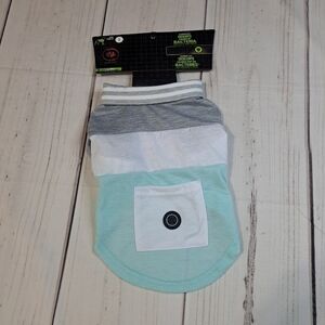 Silver Paw Dog Polo Tee Size SMALL